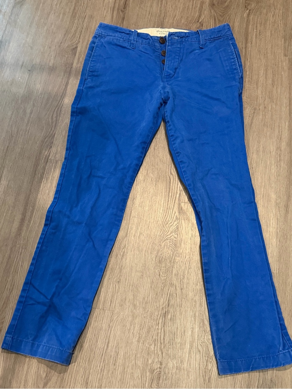 Abercrombie & Fitch Royal Blue Chino Pants